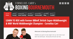Desktop Screenshot of boxingbournemouth.co.uk