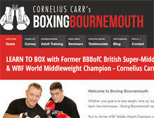 Tablet Screenshot of boxingbournemouth.co.uk
